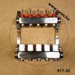 Kép 1/2 - INOX RM komplett áramlásmérős osztó, bilincsre szerelve 1"BB-3/4"eurokonus, 5 körös