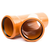 KG csatornacső 125/125x45° Ágidom