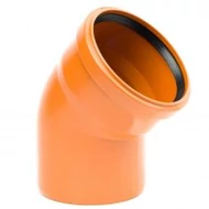 KG csatornacső 110x45° Ívidom