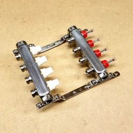 Komplett áramlásmérős osztó, 1"BB-3/4"eurokonus, 4 körös