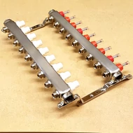 Komplett áramlásmérős osztó, 1"BB-3/4"eurokonus, 9 körös