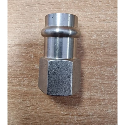 Steel-Inox press menetes idom 15mm-1/2"B