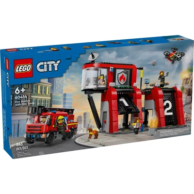 60414 LEGO City Tűzoltóállomás és tűzoltóautó