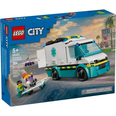 60451 LEGO City Sürgősségi mentőautó
