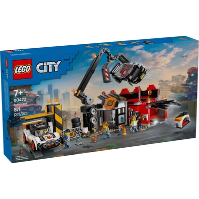 60472 LEGO City Roncstelep autókkal