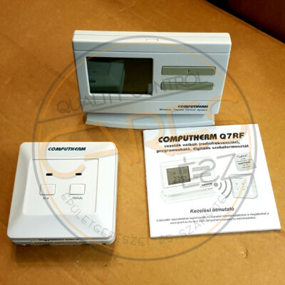 COMPUTHERM Q7RF Vezeték nélküli (rádiófrekvenciás), programozható, digitális szobatermosztát