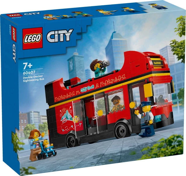 60407 LEGO City Piros emeletes turistabusz