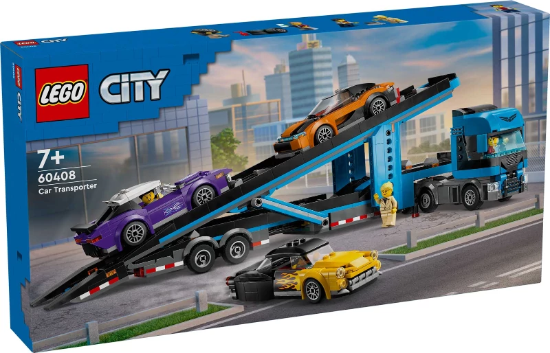 60408 LEGO City Autószállító kamion sportautókkal