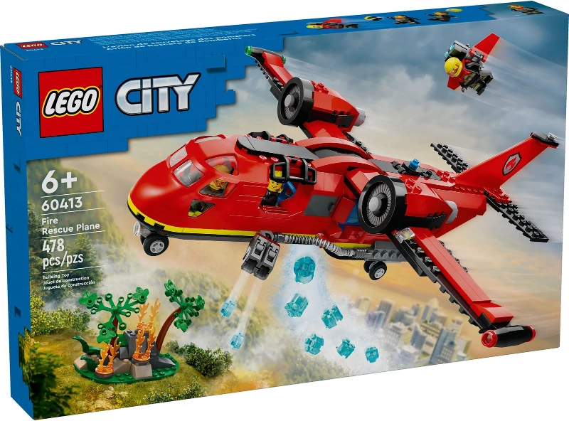 60413 LEGO City Tűzoltó mentőrepülőgép