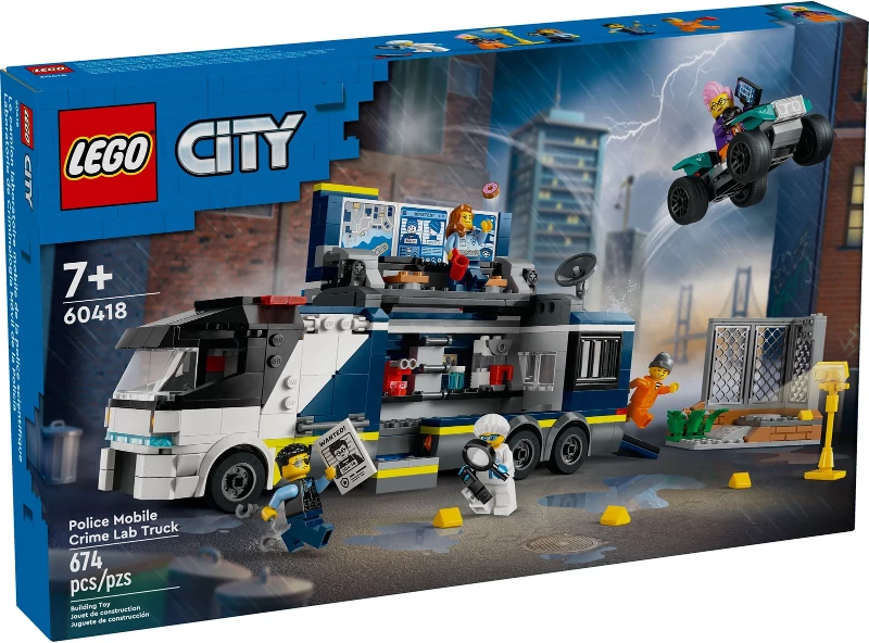 60418 LEGO City Rendőrségi mozgó bűnügyi labor