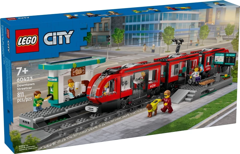 60423 LEGO City Belvárosi villamos és megálló