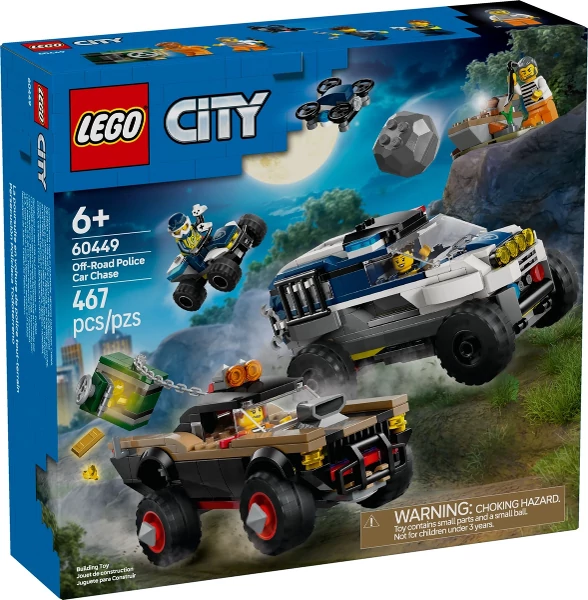 60449 LEGO City Autós üldözés rendőr terepjáróval