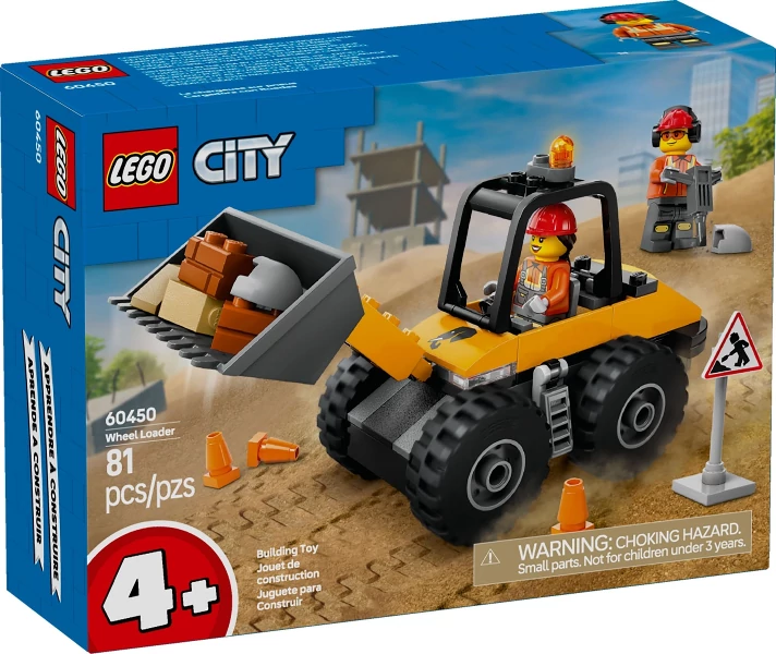 60450 LEGO City Sárga kerekes rakodógép