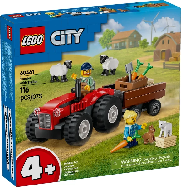 60461 LEGO City Piros traktor, utánfutó és juhok